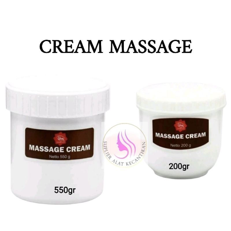 Cream massage