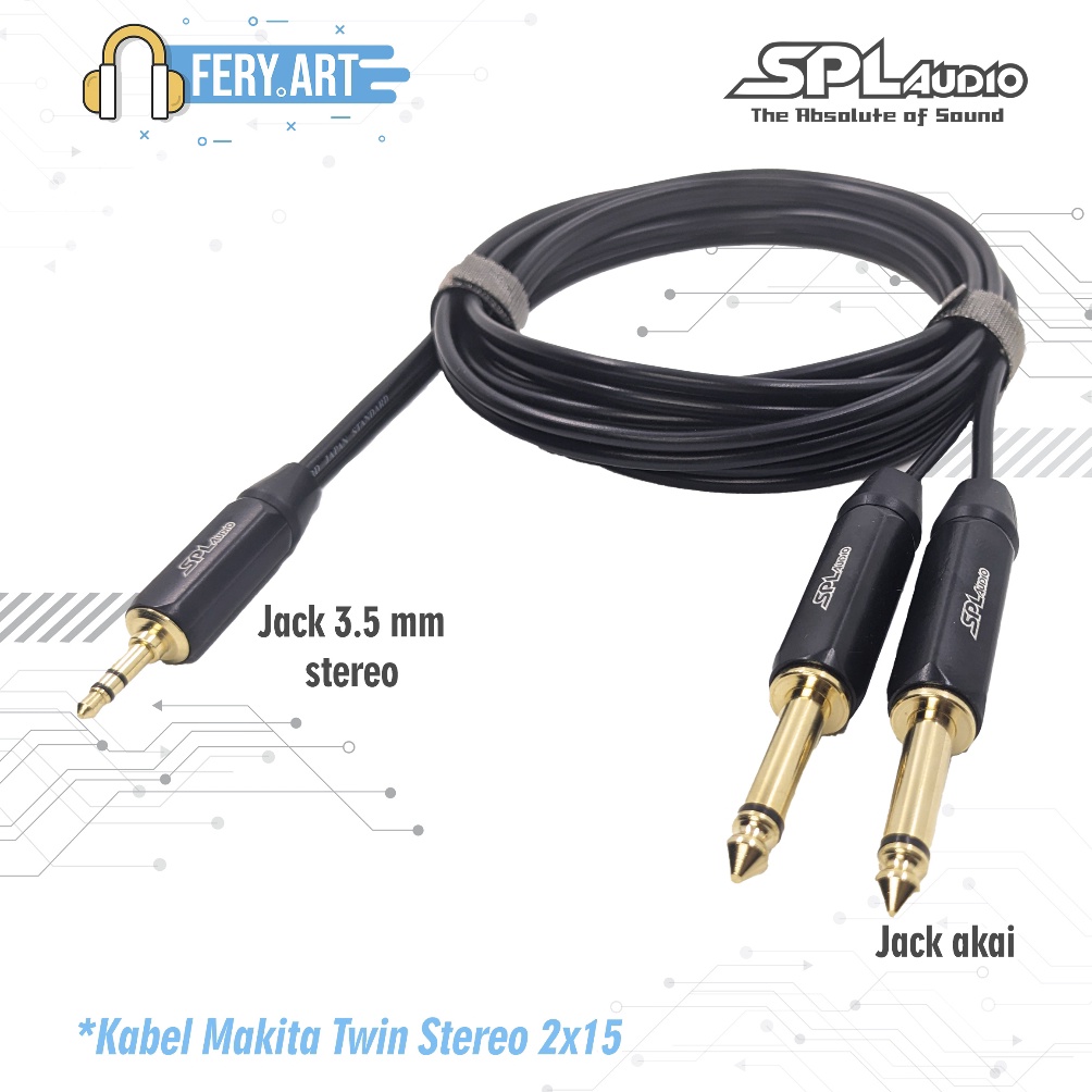 Jack HP ke Mixer SPL Audio KODE D4I8