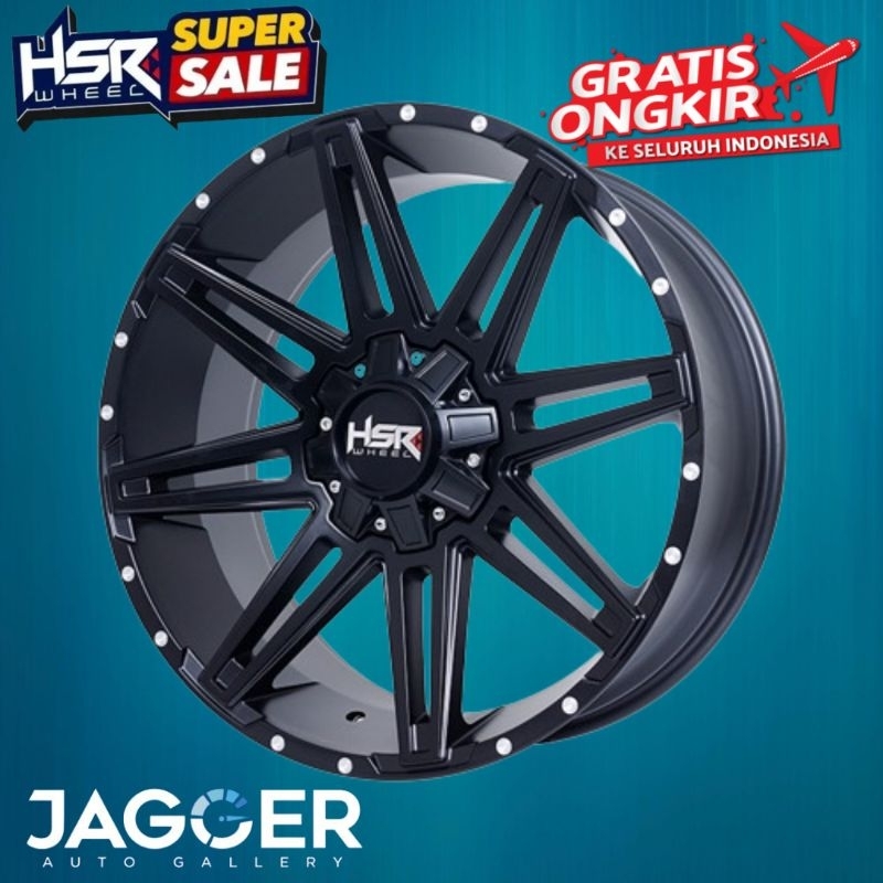 Velg Promo Ring 22 HSR JONA R22X9,5 H6x139,7 Untuk Mobil Pajero Land Cruiser Fortuner dll