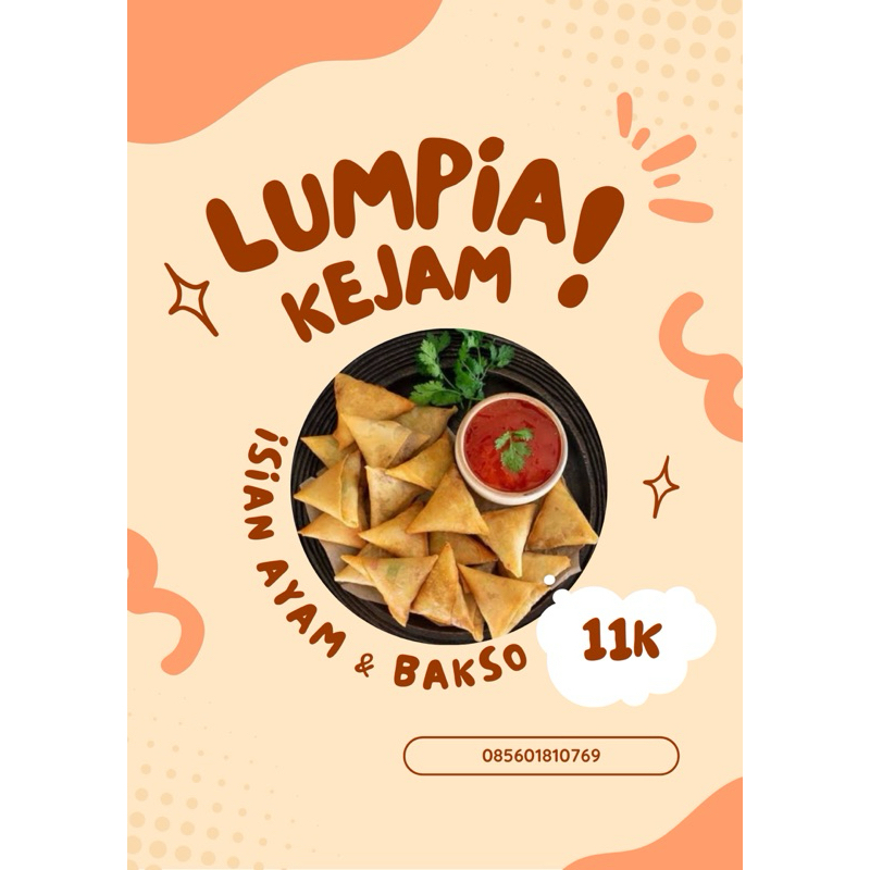 

LUMPIA KEJAM ISI AYAM + BAKSO