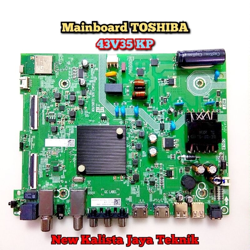 MAINBOARD TV TOSHIBA 43V35KP ORIGINAL RSAG7.820.12386 MB 43V35 MOTHERBOARD TV 43V35 KP MB TOSHIBA 43