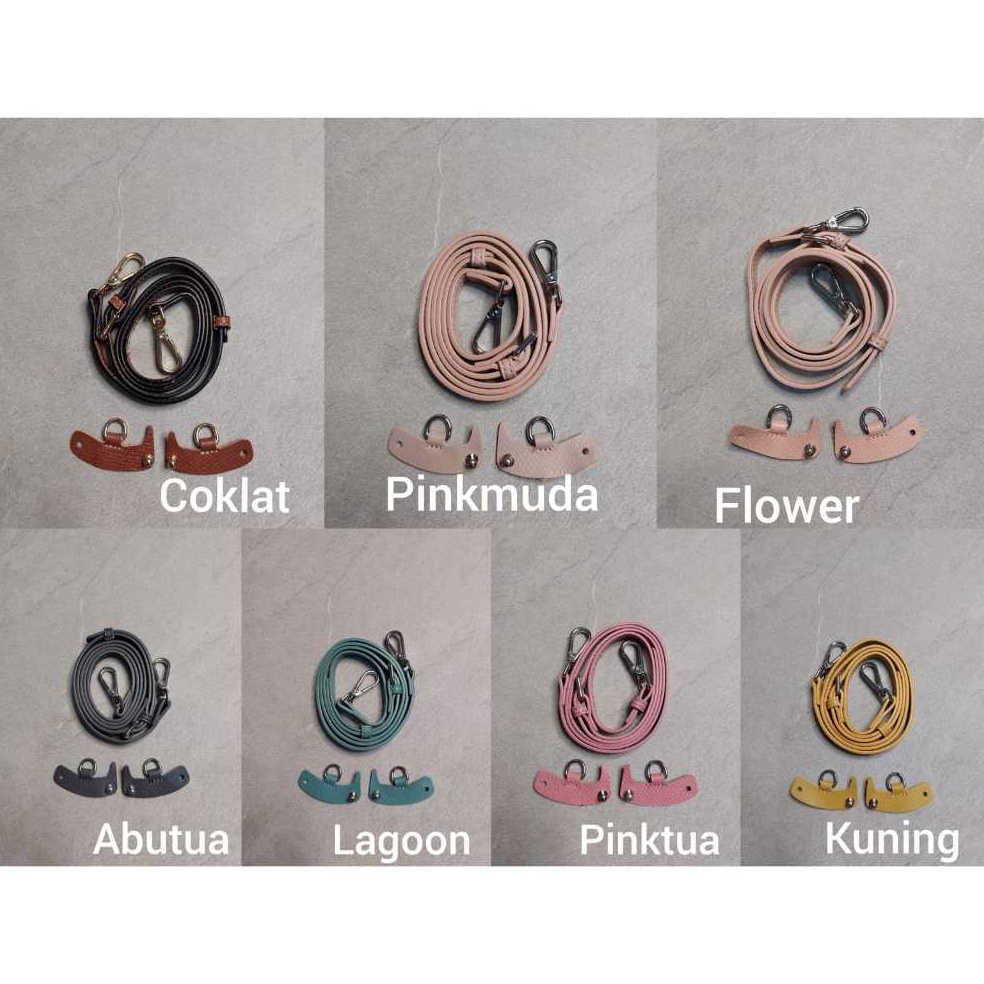 Paling Sesuai Tali Tas Kulit PU Premium Buat Tenteng Mini Pouch