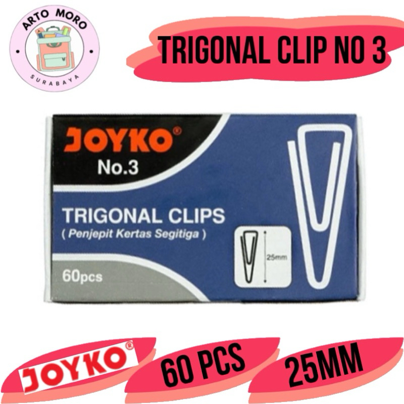 

TRIGONAL CLIP NO.3 JOYKO READY STOCK SURABAYA