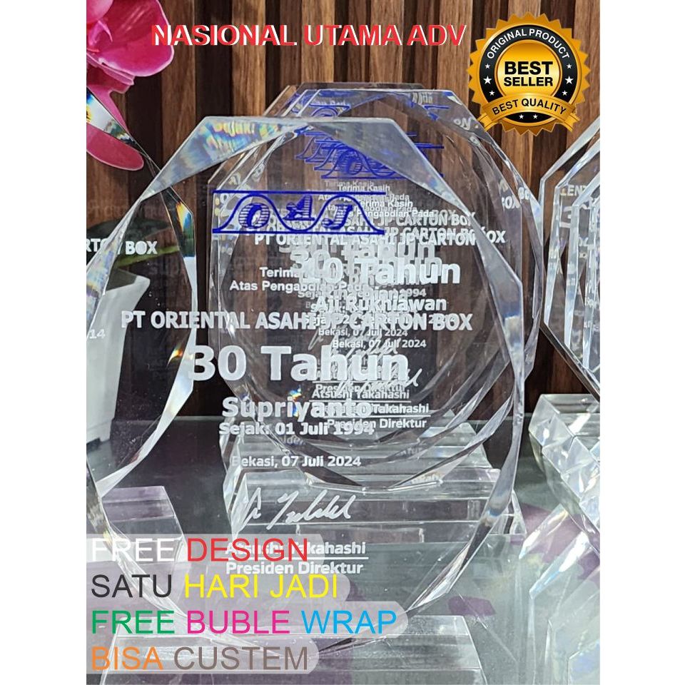 plakat akrilik custom | plakat penghargaan | plakat lomba | plakat kkn | plakat murah