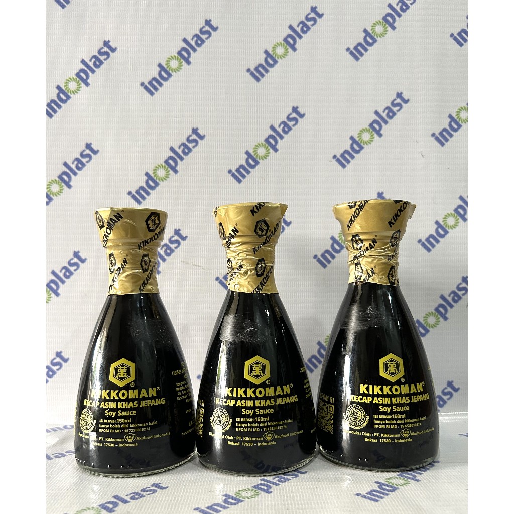 

Kikkoman All Purpose Soy Sauce Dispenser Bottle Halal 150ml - shoyu halal