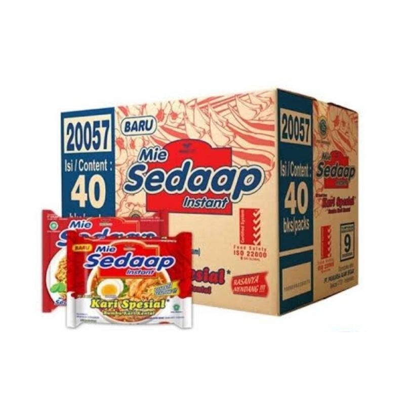 

Sedaap kuah rasa kari spesial isi 40pcs