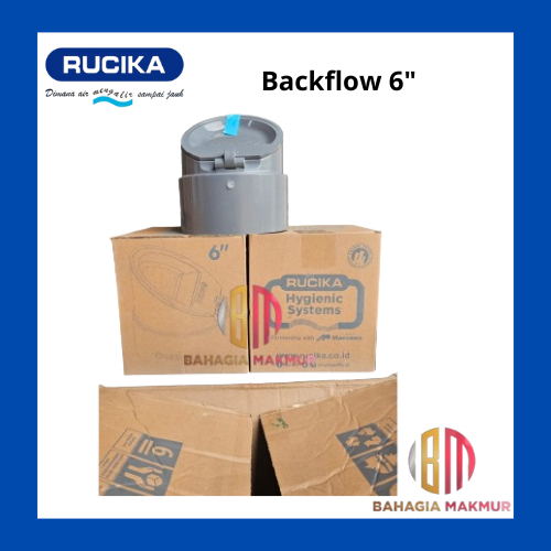 (RUCIKA)BACKFLOW VALVE PVC 6"