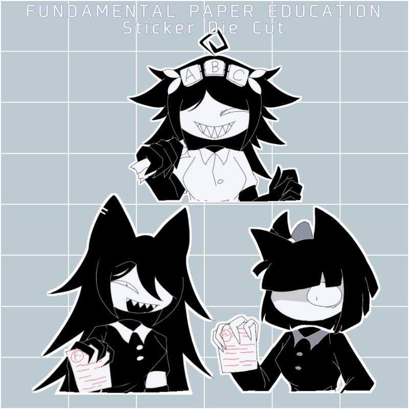

[READY STOCK] Fundamental Paper Education Sticker 1 Set Miss Circle, Miss Travel, Miss Bloomie, Claire, Abbie, Engel | Fanmerch