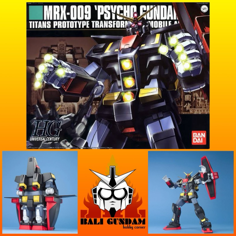 HG 1/144 MRX-009 PSYCHO GUNDAM Bali Gundam Hobby Corner Bandai Original