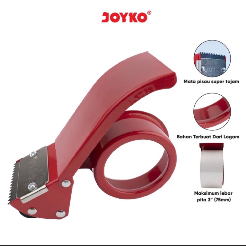 

Tape Cutter Tape Dispenser Pemotong Pita Perekat Joyko TD-2S