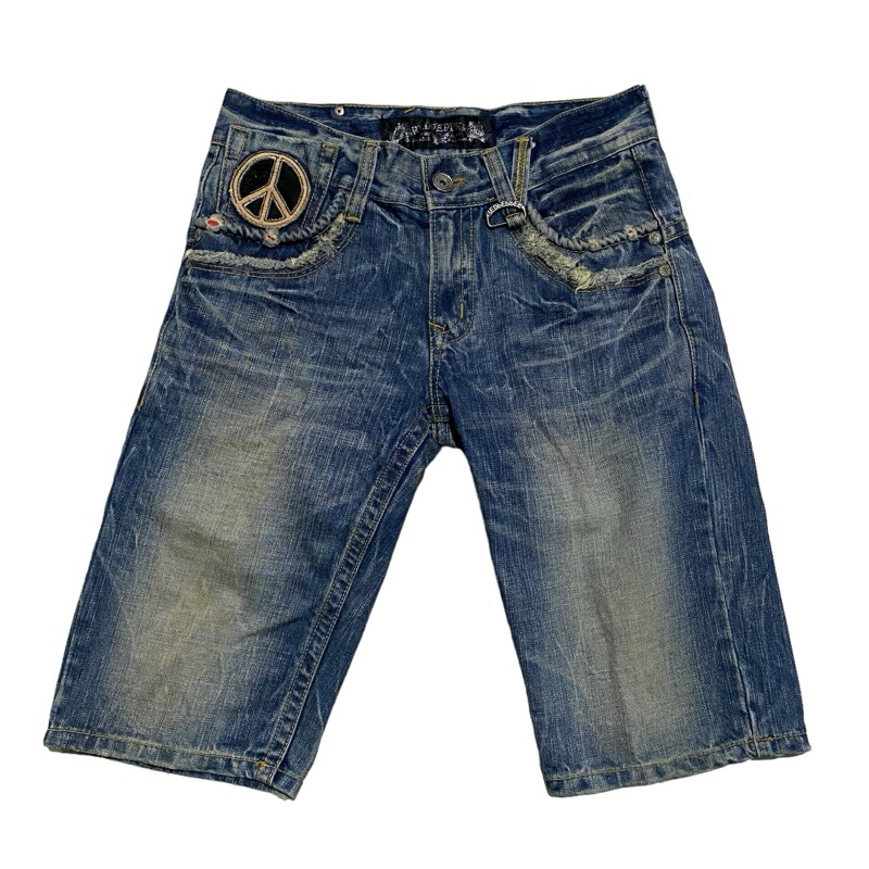 Red pepper jeans smiley denim shortpant