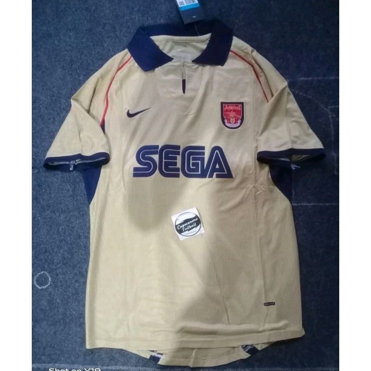 BAJU JERSEY ARSENAL RETRO 2001 2002 2003 HOME 01 02 03 LAWAS AWAY