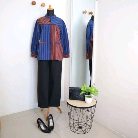 Batik Blouse Kerja Wanita DHARTA LURIK