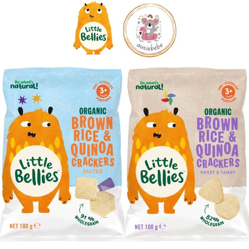 

Little Bellies - Brown Rice & Quinoa Crackers | 100g