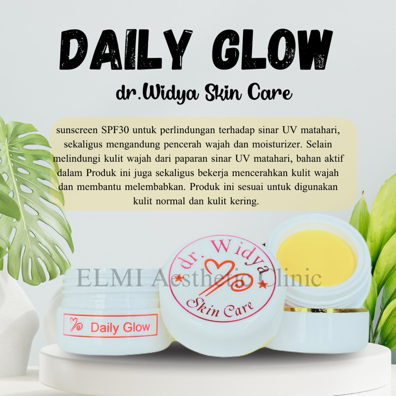 DR WIDYA Daily Glow | Cream pagi Daily Glow Dr Widya | Cream Pagi dr widya | Cream Pagi Foundation