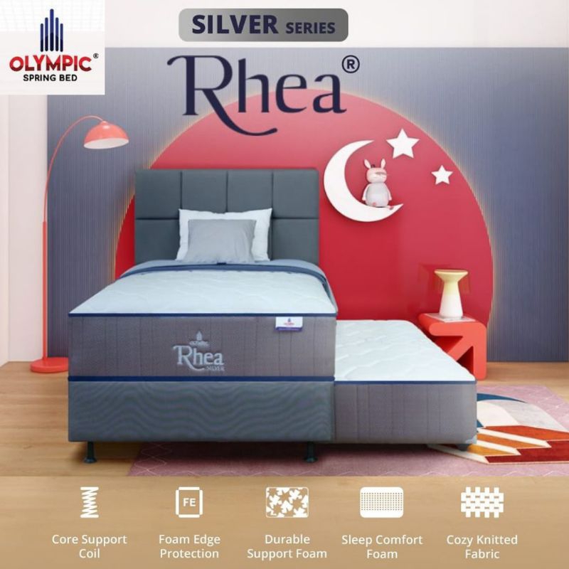 Sorong Bed Premium Olympic - Kasur Sorong 2 in 1 Olympic Knetting - Kasur Twin