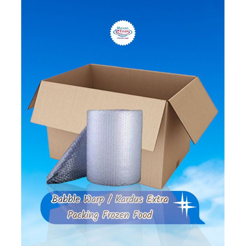 

Bubble Warp + Kardus Extra Packing