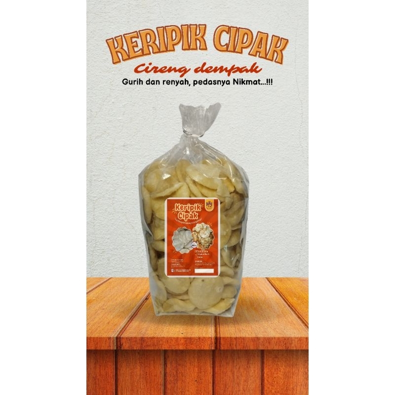 

CIPAK KERING ORIGINAL /CIRENG DEMPAK/Cipak koceak/keripik cipak-500gr