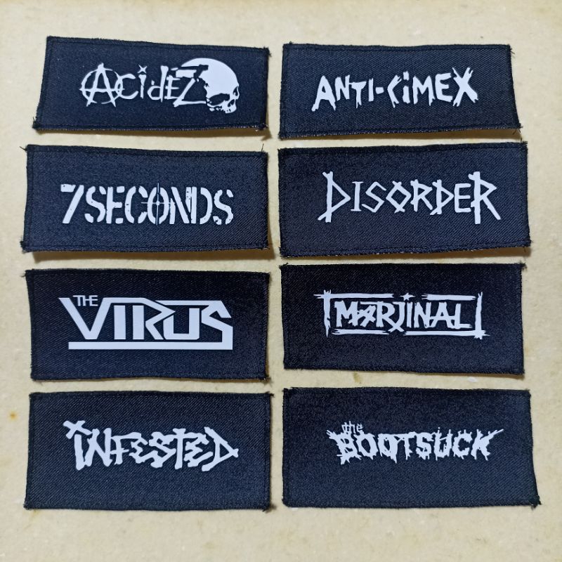 emblem punk/patch punk/aksesoris emblem punk/patch emblem punk-rock