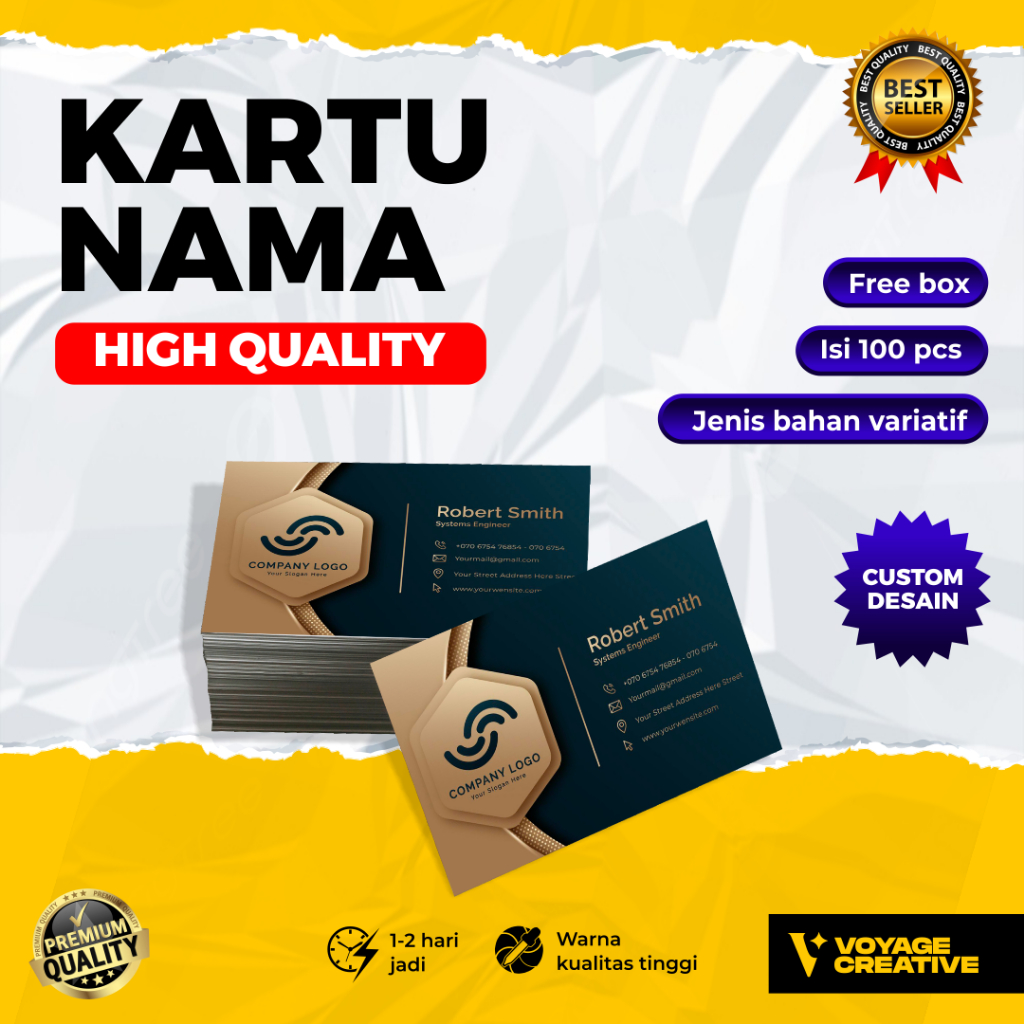 

CETAK PAKET KARTU NAMA - FREE BOX - CUSTOM DESAIN