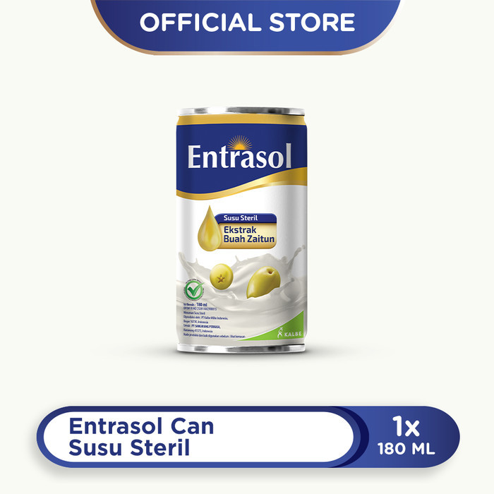 

ENTRASOL CAN PLAIN SUSU STERIL EKSTRAK BUAH ZAITUN