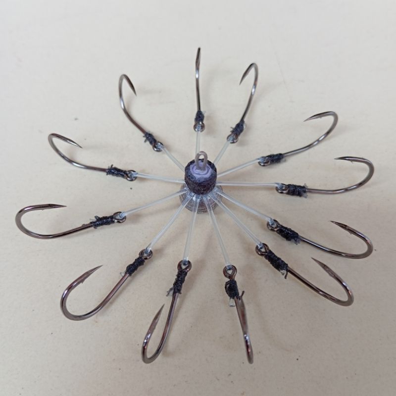 kail pancing garong 12 mata kail anti karat