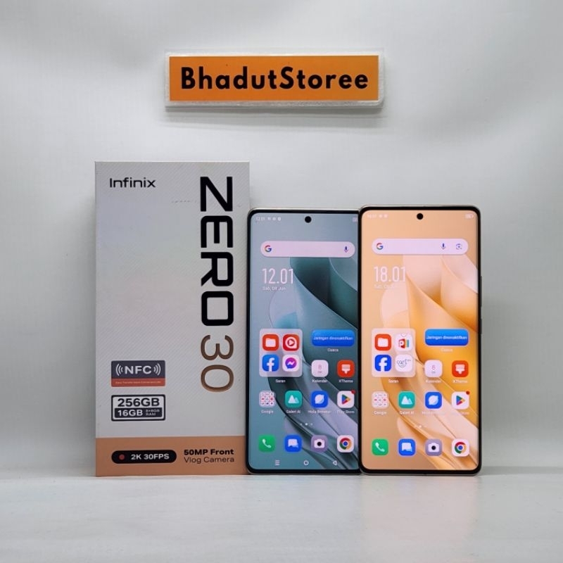 Infinix Zero 30 4G 8+8/256 GB Garansi Resmi Indonesia Second Fullset