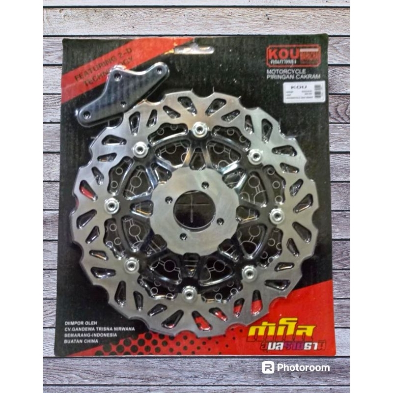 piringan disk 300mm suzuki shogun 110 cekung / shogun110 / satra 2tak  hiu lumba disk brake model ps