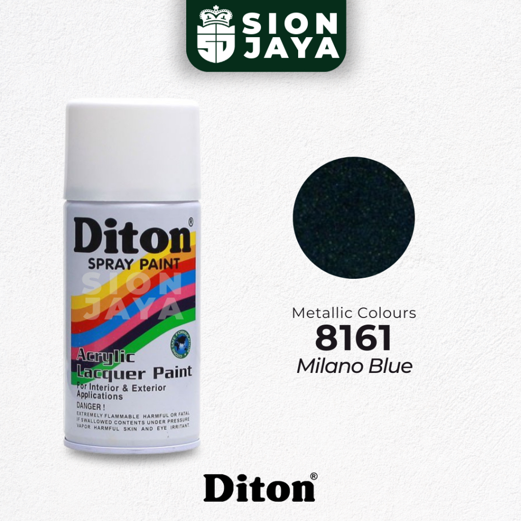 Pilox / Pylox / Cat Semprot Diton 300ml Biru Tua Biru Dongker 8161 Milano Blue