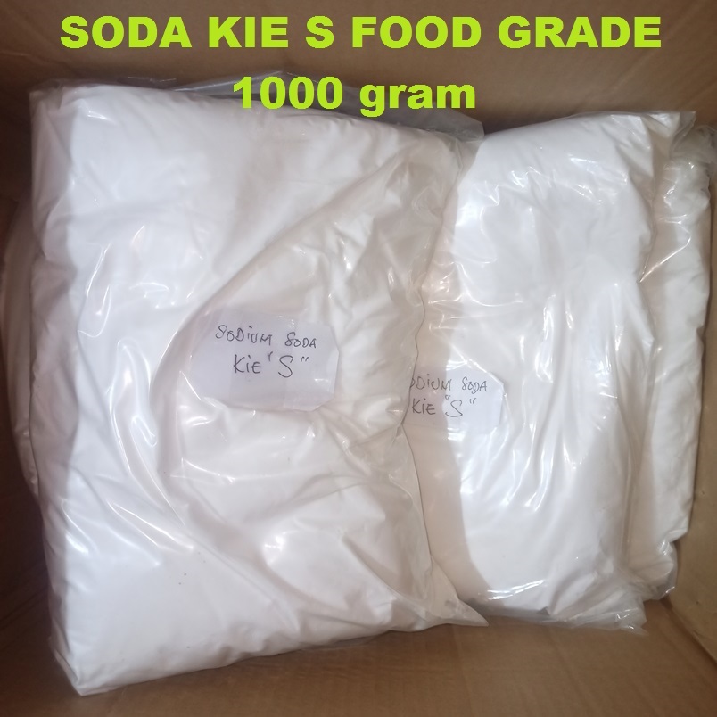 

SODA KIE S FOOD GRADE kualitas premium harga per 1000 gram