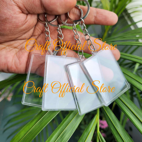 Gantungan Kunci Insert Paper Ganci Akrilik