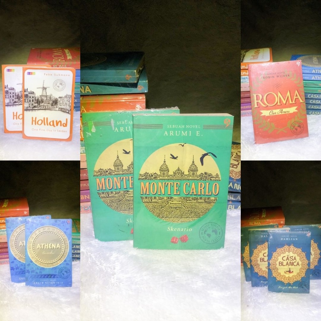 NOVEL STPC SETIAP TEMPAT PUNYA CERITA, HOLLAND, ROMA, MONTE CARLO, ATHENA, CASA BLANCA, TOKYO, BANGK