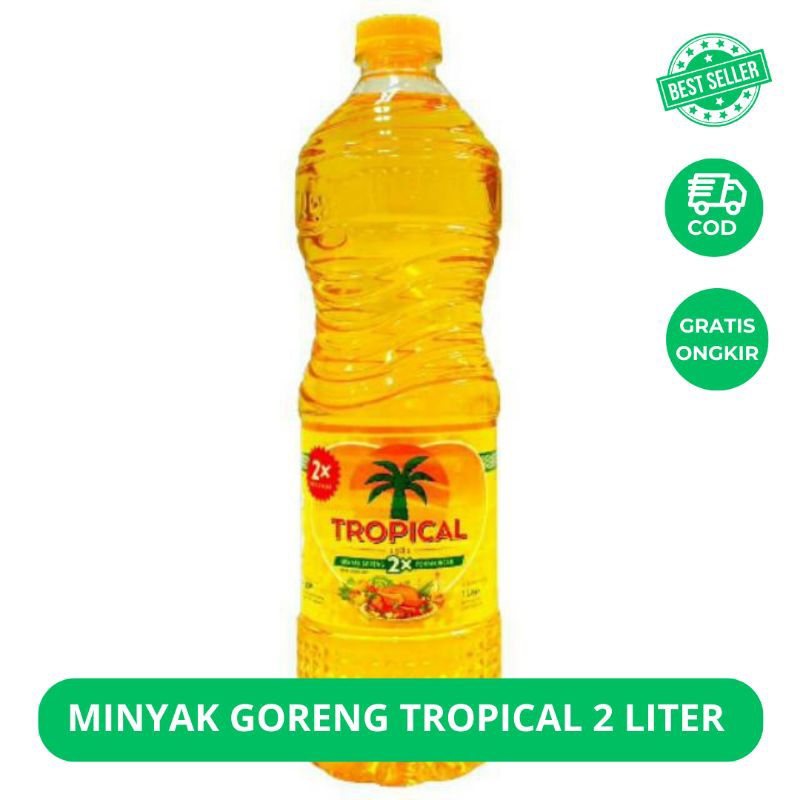 

MINYAK GORENG TROPICAL 2 LITER / MINYAK GORENG SAWIT TROPICAL 2 L