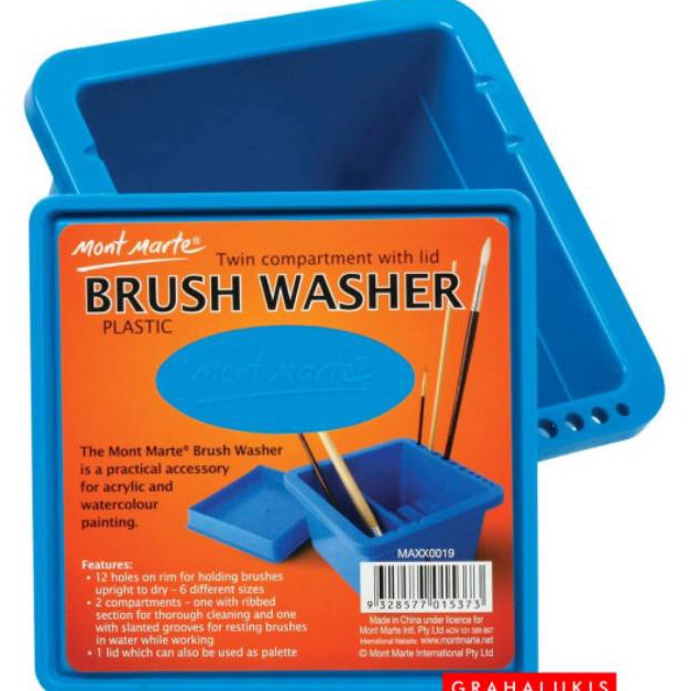 

KODE T19B Brushwasher Twin Compartment Square Plastic