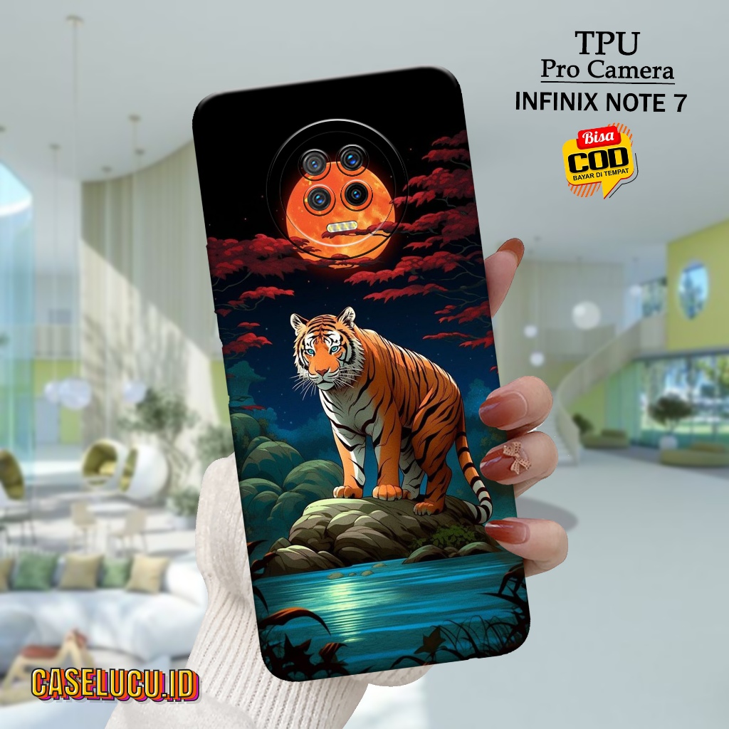 Casing Hp Infinix Note 7 Terbaru Fashion Case Binatang Case Hp Infinix Note 7 Soft Case Hp Infinix N