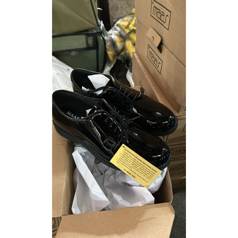 Sepatu PDH TNI Jatah Kilap