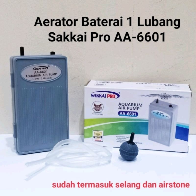 Pompa Udara Baterai Portable AA-6601  / Aerator Baterai / aerator portable