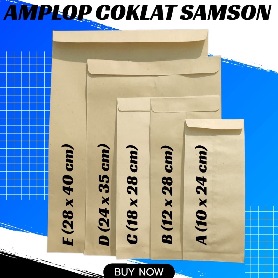 

KODE A1I AMPLOP COKLAT SAMSON ISI 1 LEMBAR AMPLOP COKLAT D dan E