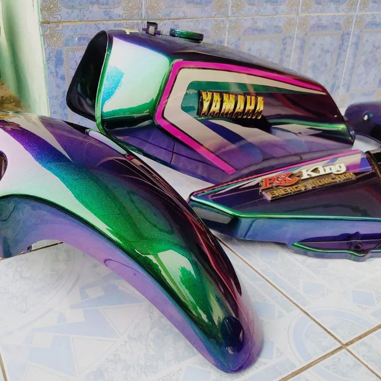 

KODE G64Y Cat Bunglon Sprite 3 Warna Green Blue Purpel Cat Bunglon Chameleon Pigment