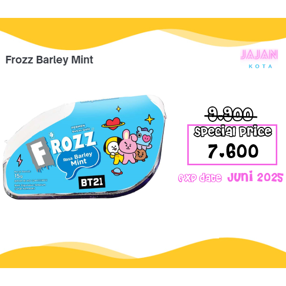 

Frozz Permen Barley Mint 15 gram