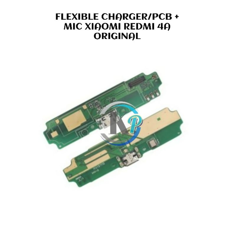 FLEXIBLE CHARGER 4A + IC PCB + MIC XIAOMI REDMI 4A ORIGINAL