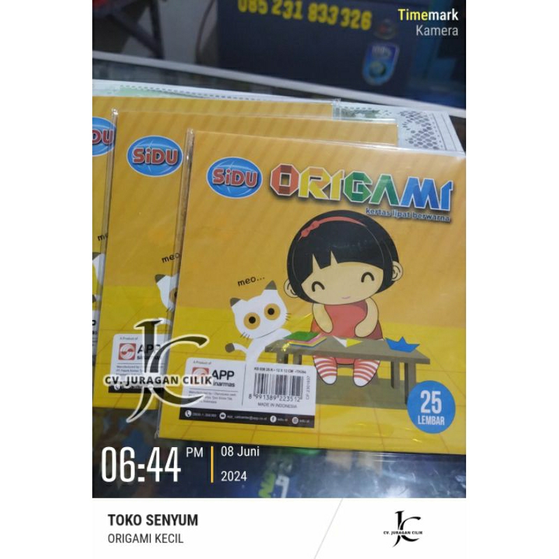 

ORIGAMI KECIL 12X12 CM