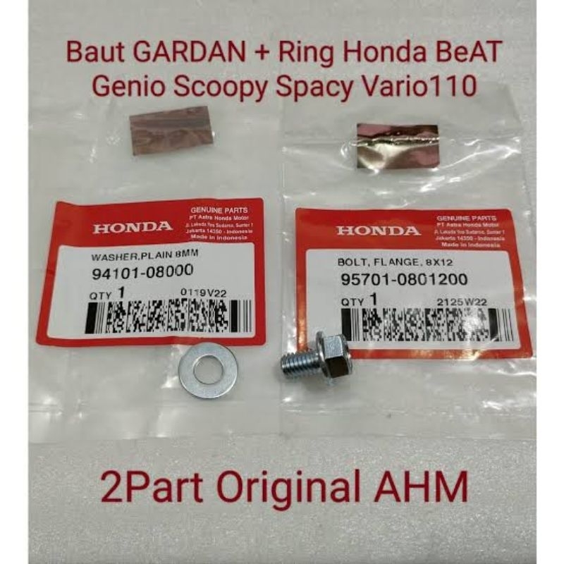 95701-0801200 Baut Ring Tap Oli Gardan Vario Scoopy Beat Deluxe Fi ESP Spacy Genio 94101-08000 ORI A