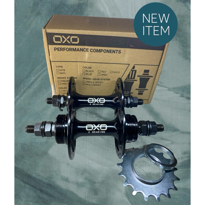 Hub Doltrap Fixie OXO 32 Hole 36 Hole Doltrap Dobel Drat Hub Fixie Doltrap