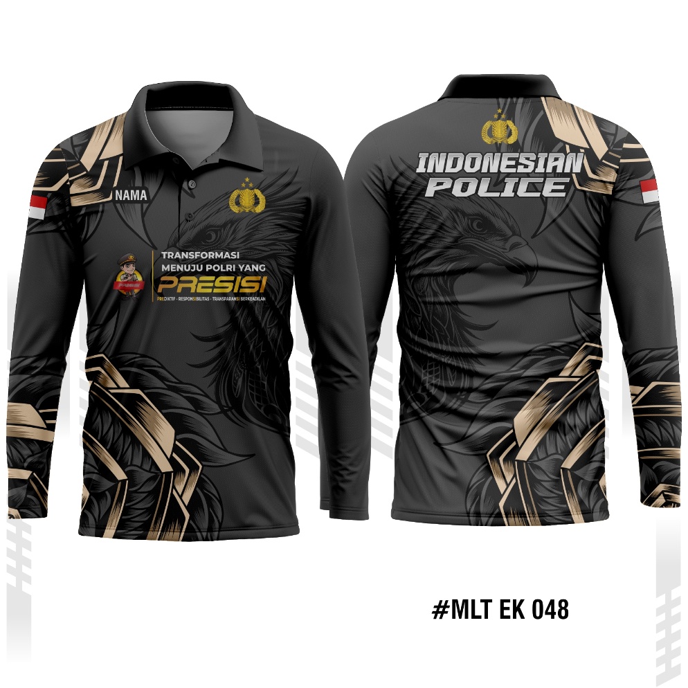 KODE D93J CITROTEES Jersey Polisi  Jersey Indonesian Police Full Printing Premium Ek4849