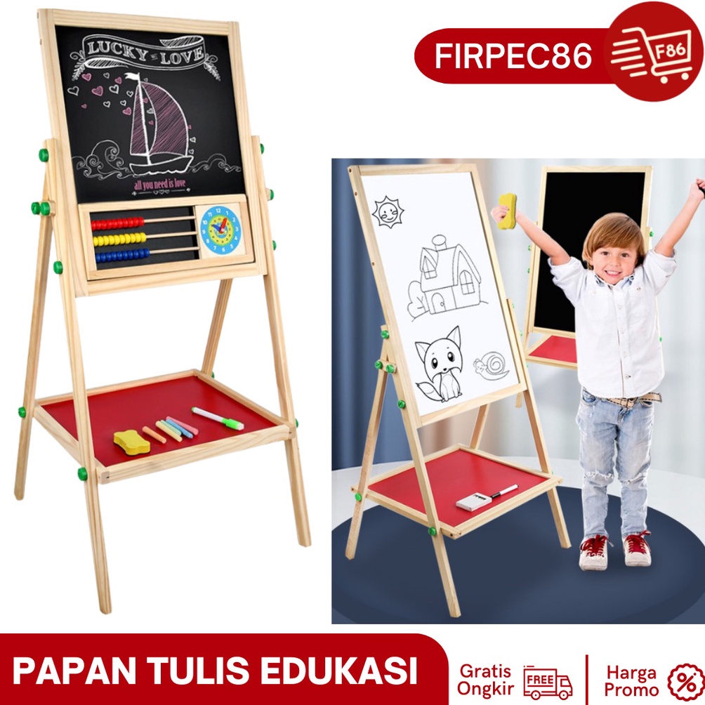 

KODE C93X F86 MAINAN EDUKASI KAYU PAPAN TULIS MAGNET STANDING SEMPOA LENGKAP HURUF BENTUK
