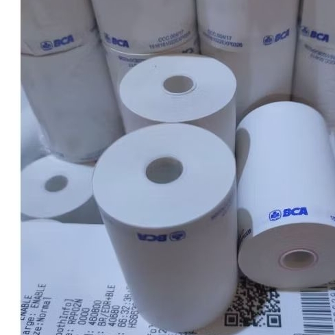 

10 roll kertas kasir thermal 58x40mm panjang kertas 20meter