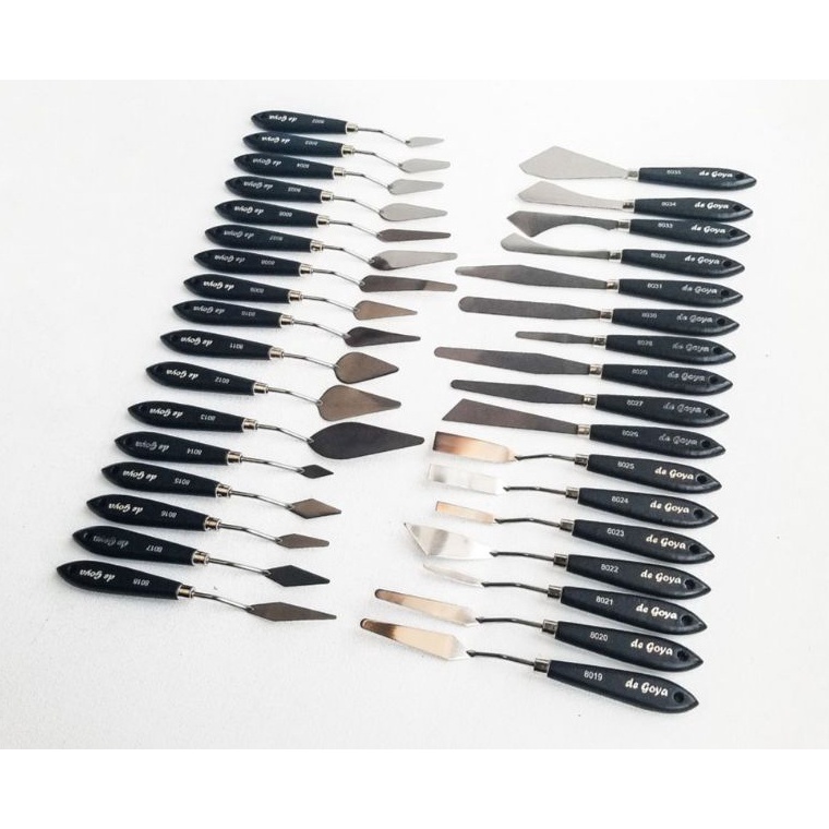 

KODE V12B DEGOYA DE GOYA PALETTE KNIFE PAINT KNIVES PISAU PALET UNTUK LUKIS ATAU HIAS KRIM KUE