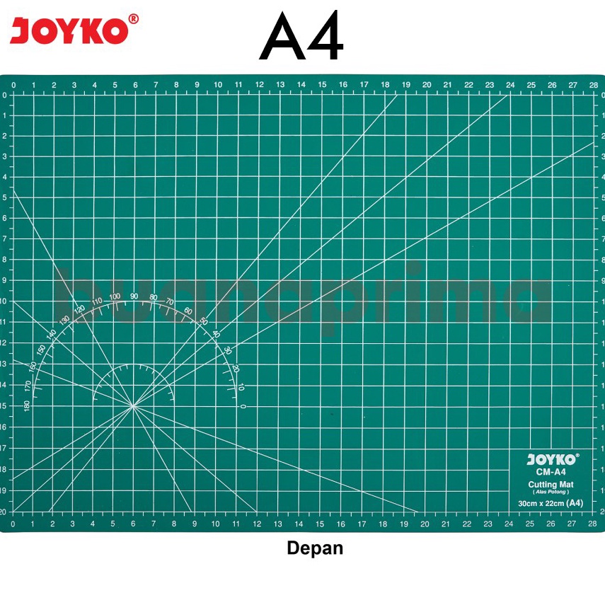 

KODE N93Y Cutting Mat Joyko A4 3 x 22 cm Alas Tatakan Pemotong Potong Kertas