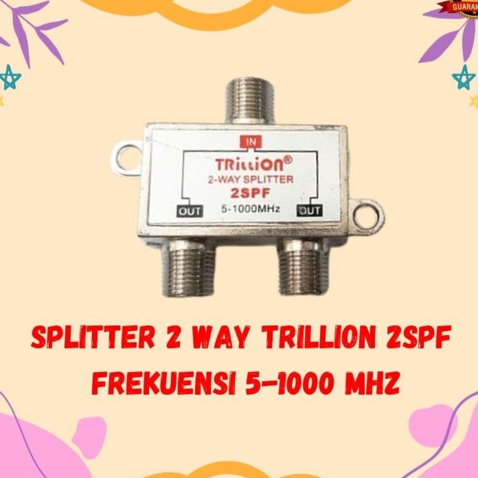 KI3 Splitter 2 Way Trillion 2SPF Frekuensi 51 Mhz